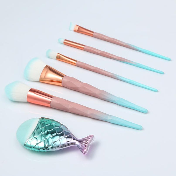 Blending Unicorn Makeup Brushes