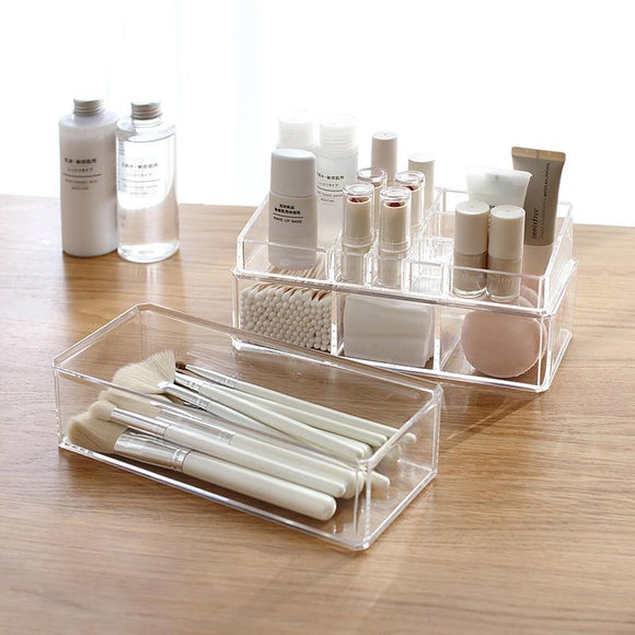 Transparent Makeup Organizer