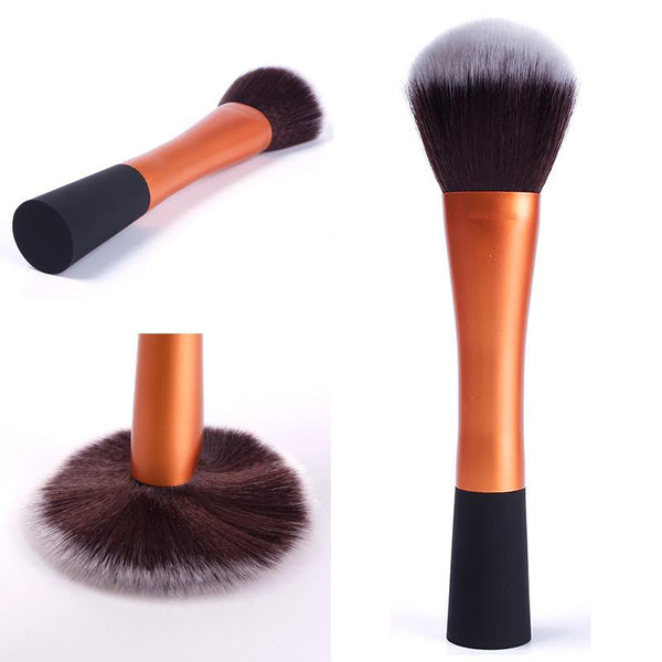 Silver Contour Makeup Brushes