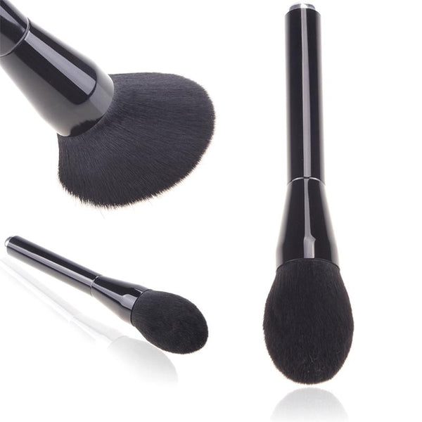 Silver Contour Makeup Brushes