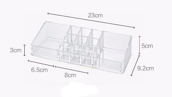Transparent Makeup Organizer