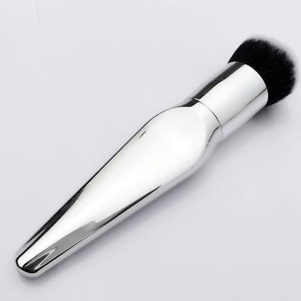 Silver Contour Makeup Brushes