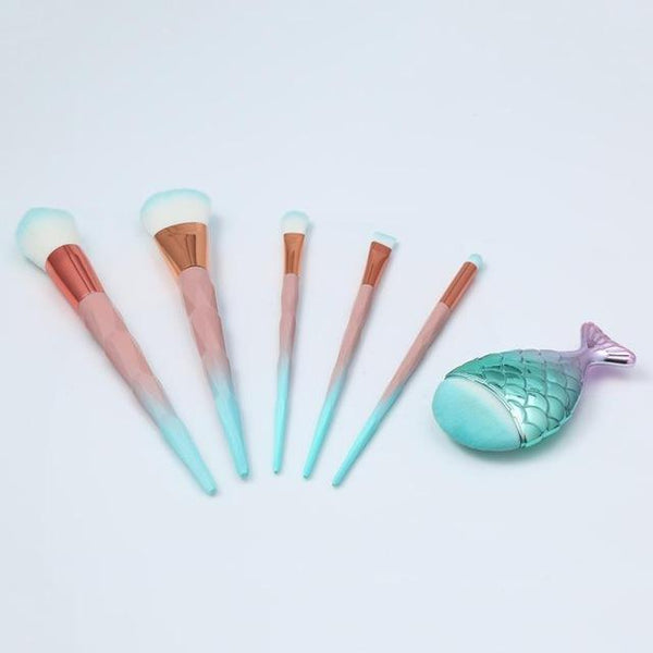 Blending Unicorn Makeup Brushes